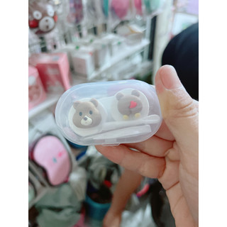 khay gương mini đựng Lens thú  cute