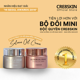 Set kem dưỡng da cá hồi Salmon oil cream và Hwa sa a cream Cre8skin mini 20g