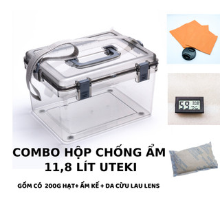 Combo hộp chống ẩm máy ảnh Uteki chính hãng hàng cao cấp nhiều kích thước để lựa chọn. Mẫu S-2310 Thể tích 11,8 lít