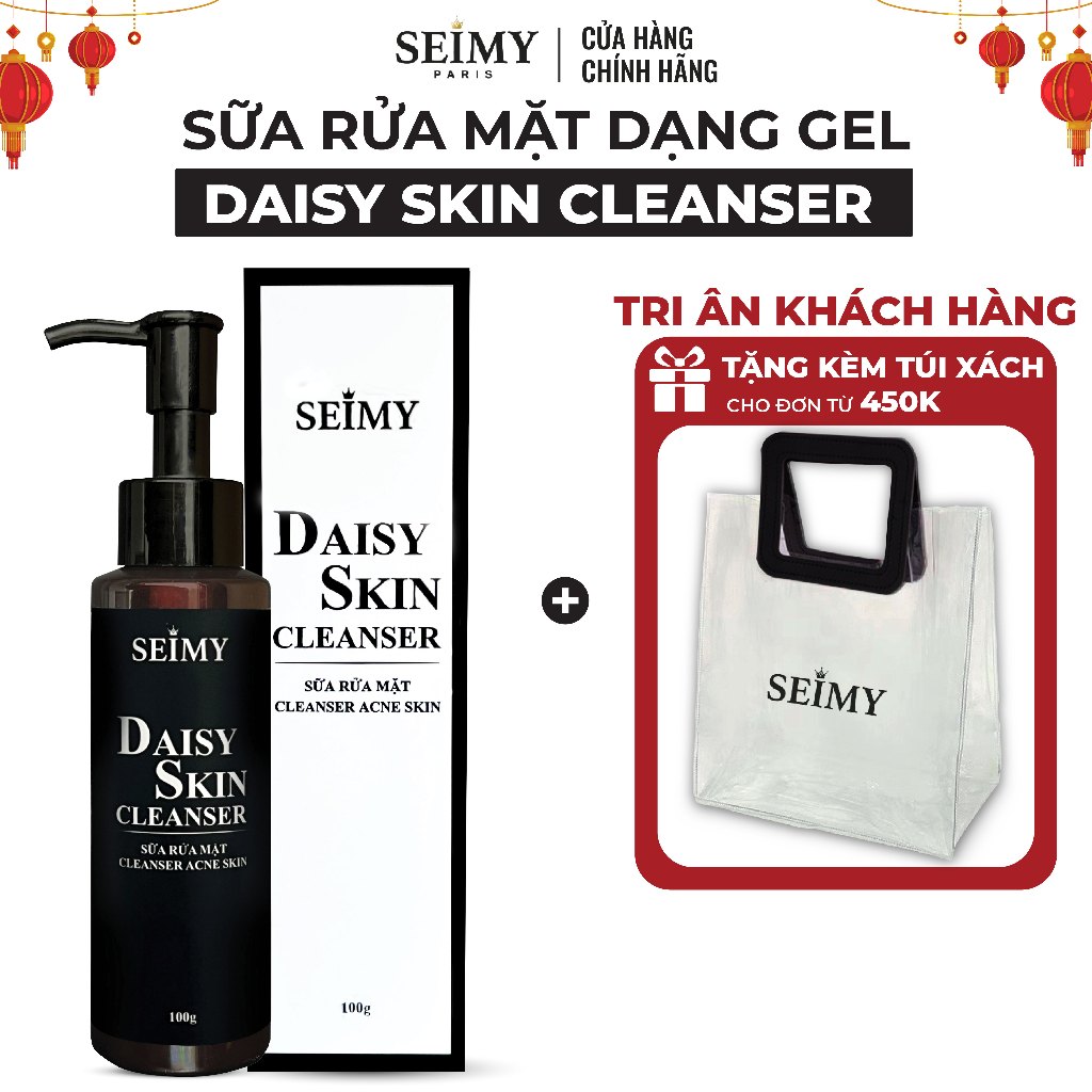 Sữa rửa mặt Seimy - Daisy Skin Cleanser 100ml