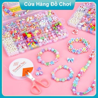  Bộ Đồ Chơi Diy Xâu Vòng Tay Vòng Cổ Hạt Cườm Nhiều Mẫu Công Chúa Cho Bé Đồ Chơi Thủ Công Thoả Sức Sáng Tạo Cho Bé 