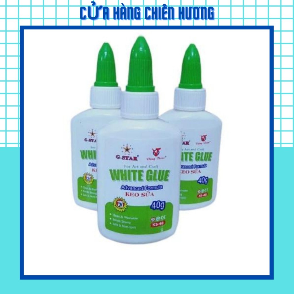 Combo 2 Lọ Keo Sữa 40ml Gstar KS-40