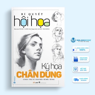 Sách bí quyết hội họa - ký họa chân dung - vlb