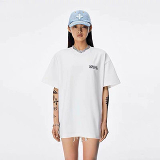 Áo phông SMFK trắng đen form oversize