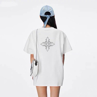 Áo phông SMFK trắng đen form oversize
