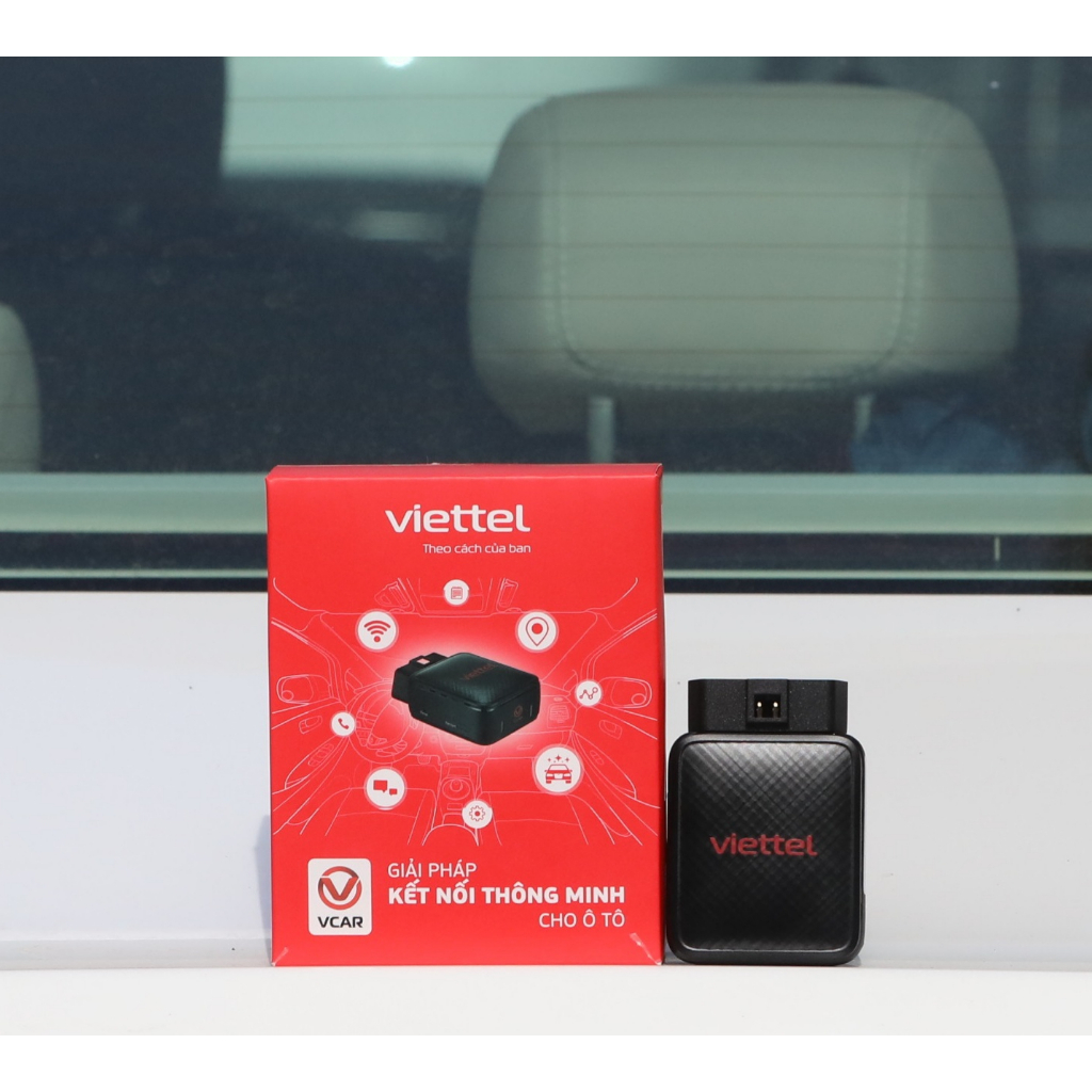 Định vị oto hành trình Vcar 100% Viettel phát WiFi Mới nhất 2024, bảo hành trên toàn hệ thống Viettel 24 tháng