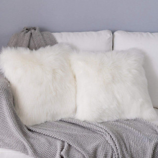 Gối lông trang trí siêu mịn - gối tựa sofa - nhà shy home decor