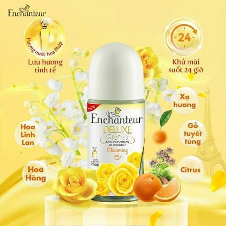 Lăn nách khử mùi hương nước hoa Enchanteur Thái lan
