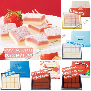 [SHIP HOẢ TỐC KÈM ĐÁ KHÔ] NAMA CHOCOLATE ROYCE NHẬT BẢN (NHIỀU VỊ)