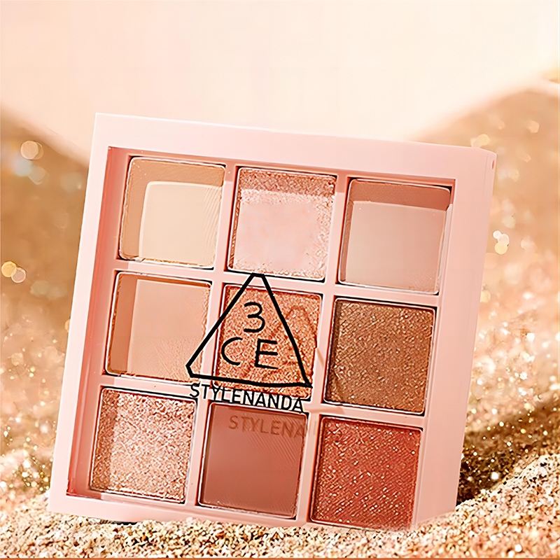 Bảng Phấn Mắt 3CE/Phấn mắt 3CE Multi Eye Color Palette Beach Muse