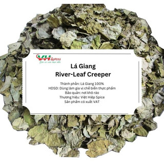Lá Giang Sấy Khô Túi 1Kg(River Leaf Creeper/Sour Soup Creeper) Việt Hiệp
