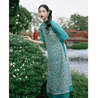 Olv - áo dài ad khiết lam