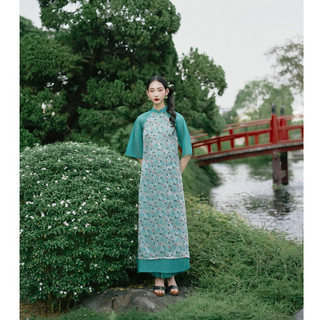 Olv - quần green culottes