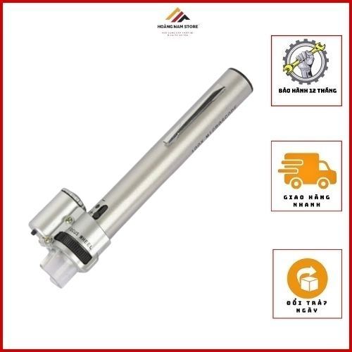 Kính lúp mini cầm tay có độ phóng đại 100 lần và có đèn led trợ sáng V1