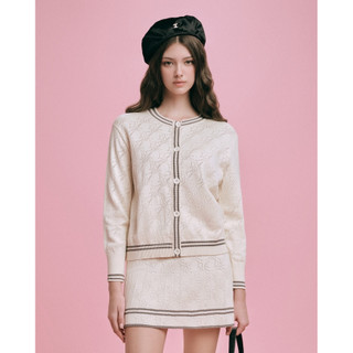 DVRK - Set Áo Cardigan Váy Len Dệt Kim Nữ Pointelle-Knitted -DVRK-23W