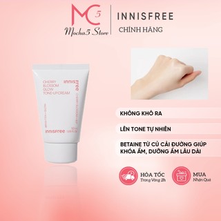 Kem Dưỡng Innisfree JEJU CHERRY BLOSSOM Tone Up Cream trang điểm lên tone tức thì 50ml
