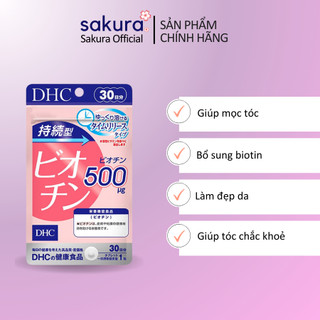 Viên uống Biotin DHC ngăn ngừa rụng tóc 30 Ngày- Sakura Store Official