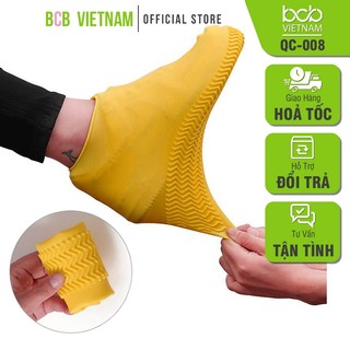Ủng Cao Su Đi Mưa Cao Cấp - Bao Giày Chống Ướt Đi Mưa - Bao Silicon Bảo Vệ Giày Khỏi Ướt QC-008