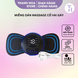 Máy massage cổ vai gáy xung điện - miếng dán massage xung điện