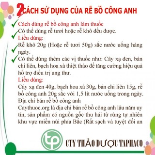 Rễ cây bồ công anh 1kg - Tấn Phát - Trà ngon bổ dưỡng