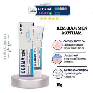 Kem giảm Derma Forte Giảm Mụn Mờ Thâm - Derma orte Azelaic Acid Cải Thiện Sắc Tố Da - Kem Bôi Mụn Demma Sạch Dịu Nhẹ 15g