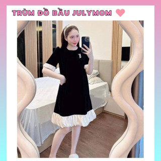  Váy Bầu Babydoll công sở siêu xinh đi tiệc dáng dài đẹp thời trang cao cấp 