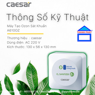 Caesar - Máy Tạo Ozon sát khuẩn Caesar A610OZ, chính hãng