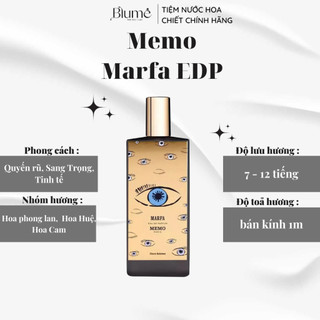 Nước hoa unisex memo marfa mùi sang trọng