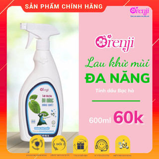 Nước lau kính, lau bàn ăn, lau tủ lạnh, lau thảm yoga, rửa đồ chơi cho bé an toàn tinh dầu bạc hà