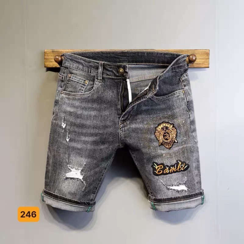 Quần short jean chất bò co giãn- quần lửng nam nhiều mẫu thời trang TINA ms214X
