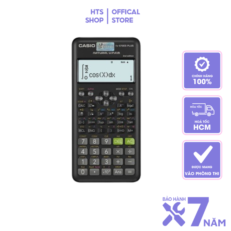 Máy Tính Casio Fx - 570 Vnx Plus Bỏ Túi Tiện Lợi