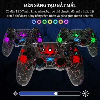 Tay cầm chơi game fifa online 4 P4 Plus, Tay cầm chơi game bluetooth có dây và không dây, Tương thích PC, Laptop, IOS