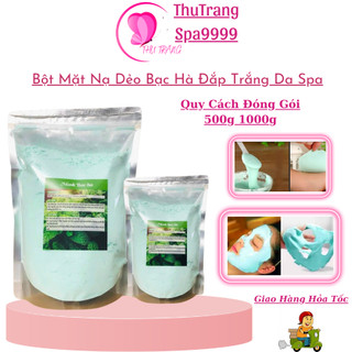 (Giá Sỉ) Bột Mặt Nạ Bạc hà | Đắp Mặt Đẹp Da. Mặt Nạ Bạc hà Colagen Gói 500g 1000g