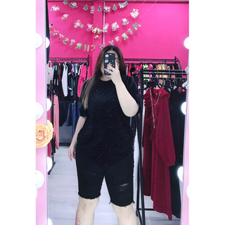 ÁO NHUNG ĐÁ CỒ TRÒN 60-95kg ( Big Size Huỳnh Ngọc )