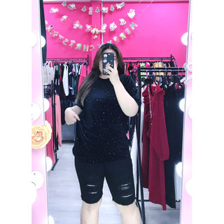ÁO NHUNG ĐÁ CỒ TRÒN 60-95kg ( Big Size Huỳnh Ngọc )