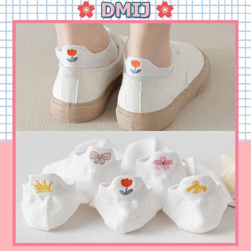 Tất nữ cổ thấp phong cách Hàn Quốc vớ nữ cổ thấp nhiều mẫu đáng yêu TT06