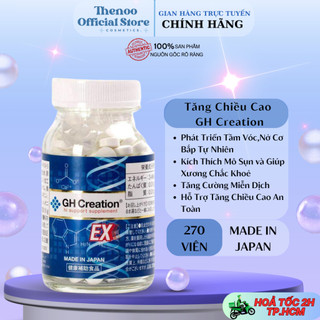 Viên uống tăng chiều cao gh creation của nhật bản hộp 270 viên