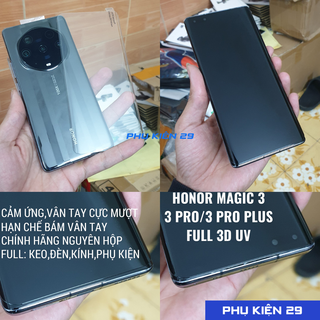 Dán kính cường lực FULL màn FULL keo UV Glass Pro+ 9H