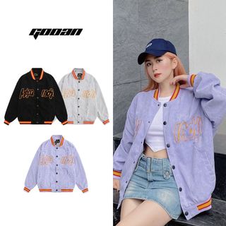 Áo Khoác Varsity Bomber Gooan Aoyj Form Rộng