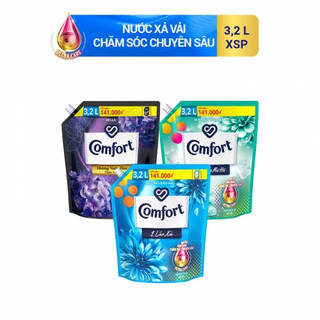 Nước xả vải Comfort túi 3.2L