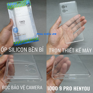 Ốp lưng silicon dẻo trong cao cấp Henyou