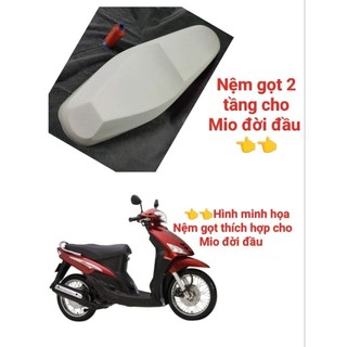 Combo nệm gọt và da yên xe Mio đời đầu - form đẹp