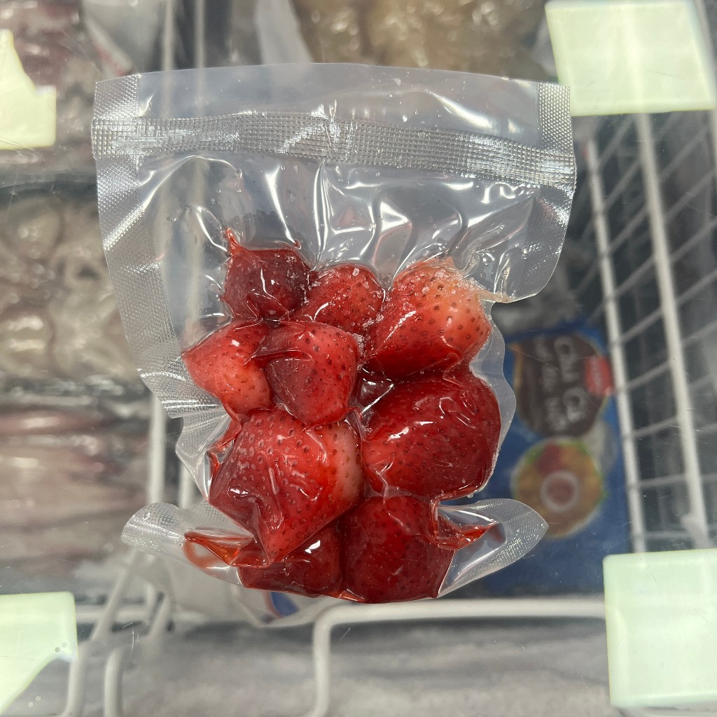 Dâu tây Mamut Gói 100g, 900g (10 cốt) trái cây cấp đông [HN giao hỏa tốc] - 100gr (1 gói nhỏ)