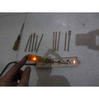 Bộ tua vít điện hàng cũ bãi Nhật gồm 1 cán và 6 mũi