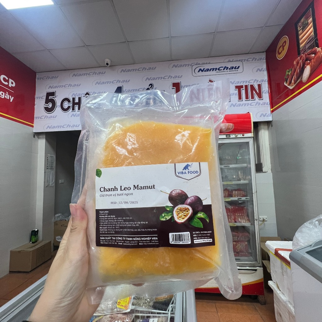 Chanh leo Mamut cấp đông gói 400gr không hạt - trái cây đông lạnh Viba cao cấp [HN giao hoả tốc] - Ảnh 4