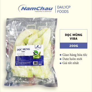 Dọc mùng Viba gói 300gr - rau củ sơ chế thái sẵn tiện lợi tươi ngon [HN giao hàng hoả tốc]