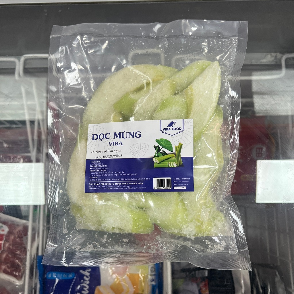 Dọc mùng Viba gói 300gr - rau củ sơ chế thái sẵn tiện lợi tươi ngon [HN giao hàng hoả tốc] - Ảnh 3