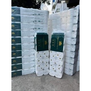 Giấy Vệ Sinh Cuộn Lốc 12 Cuộn 3 Lớp Dai Mềm Mịn Tặng 1 Giáy rút
