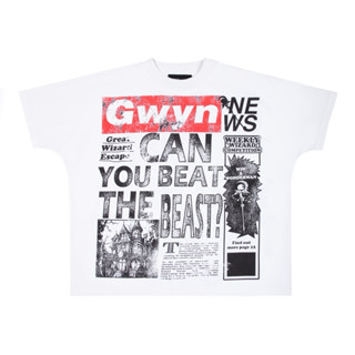 Áo thun nam nữ form boxy GWYN NO NEWS T-SHIRT