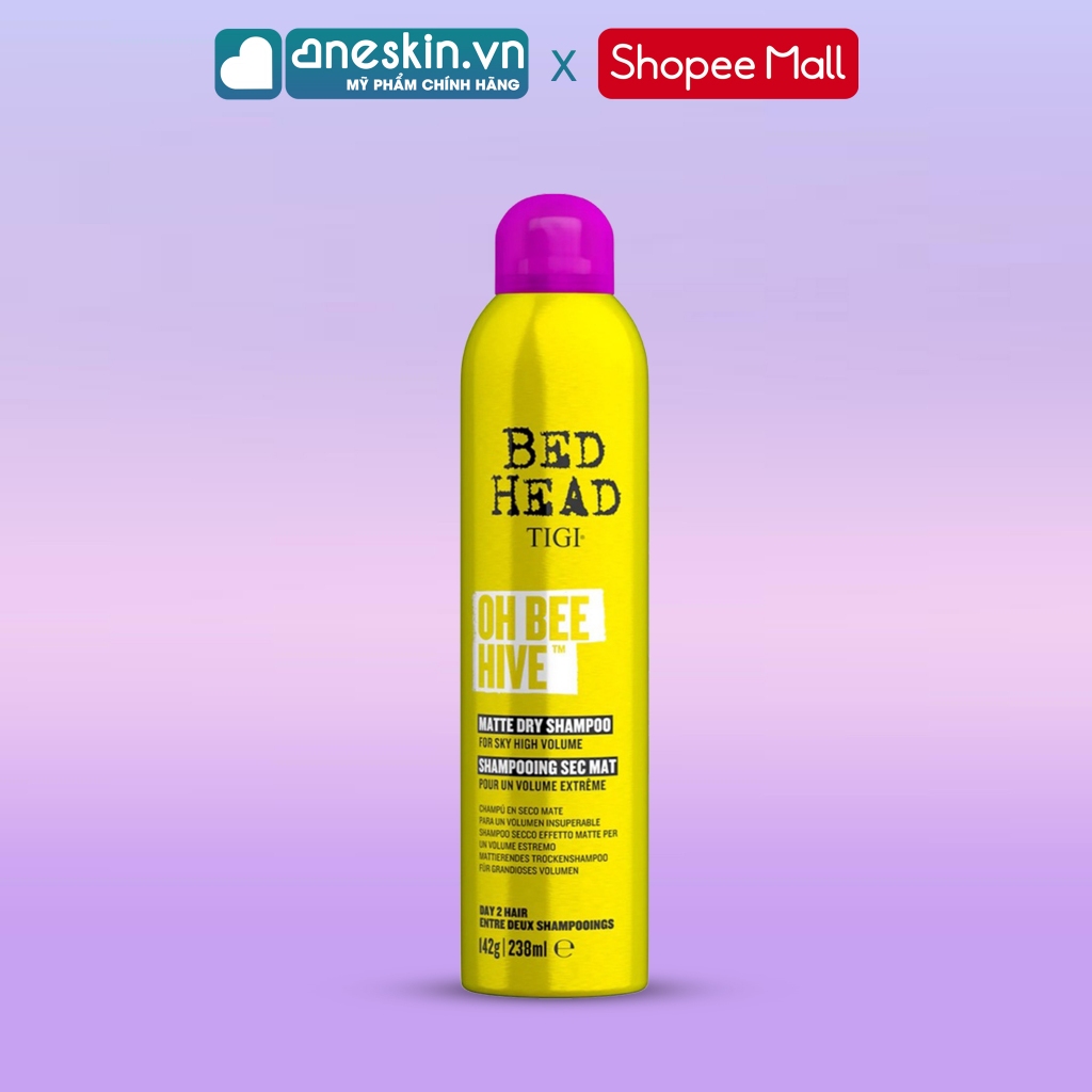 Dầu gội khô làm sạch và tạo phồng TIGI Bed Head Oh Bee Hive 238ml chính hãng